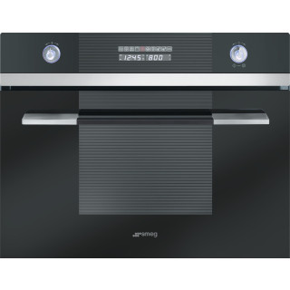 SMEG combi-magnetron zwart SC45MCNE2