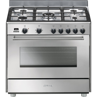 SMEG fornuis rvs SNLKP90DX9