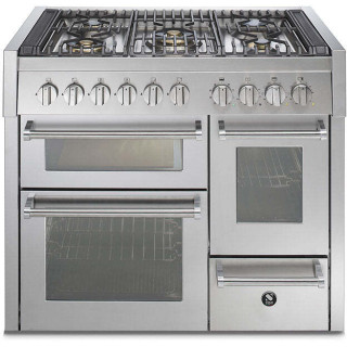 STEEL fornuis gas Genesi GQ10SFF-6W
