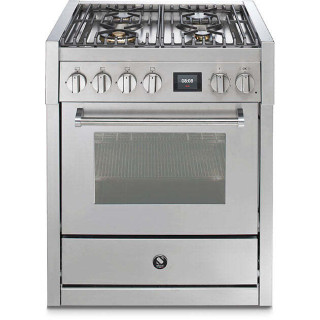 STEEL fornuis gas Genesi GQ7S-4