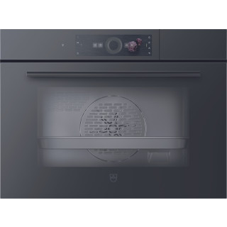 V-ZUG combi-stoomoven inbouw CombiSteamer V6000 45 zwart glas