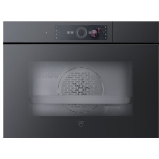V-ZUG combi-stoomoven inbouw CombiSteamer V6000 45F AutoDoor zwart glas