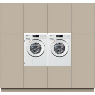 WASMACHINEKAST kast FULL HOUSE beige grijs