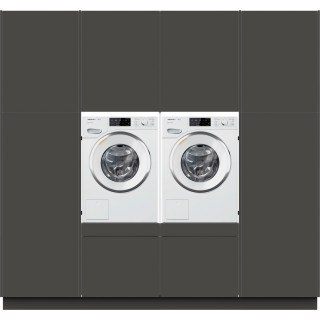 WASMACHINEKAST kast FULL HOUSE metallic black