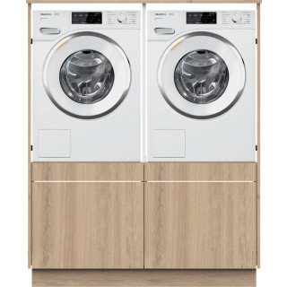 WASMACHINEKAST kast TWO PAIR Natural Scandinavian