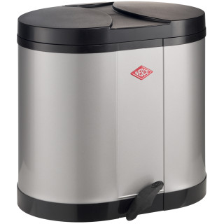 WESCO afvalbak dubbel Eco verzamelaar 170, zilver 8011080