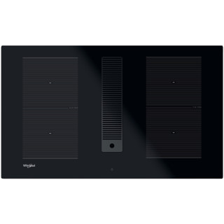 WHIRLPOOL kookplaat inductie met afzuiging WVHF83BB FKIT