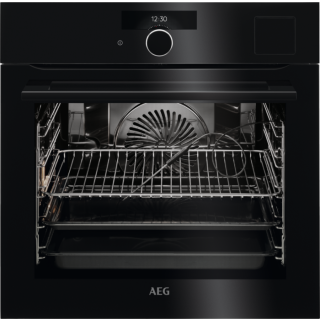 AEG combi-stoomoven zwart inbouw BSK892230B