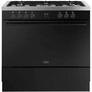 BELLING fornuis gas VISION SINGLE 90 DF BLK