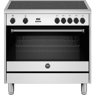 BERTAZZONI fornuis inductie rvs MPL95I1EXV