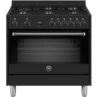 BERTAZZONI fornuis zwart MPL96L1ENNV