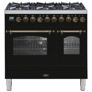 BORETTI fornuis zwart VPNO946ZW