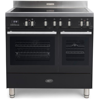 BORETTI fornuis inductie antraciet Milano MFBI902AN