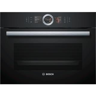 BOSCH combi-stoomoven inbouw zwart CSG656RB7