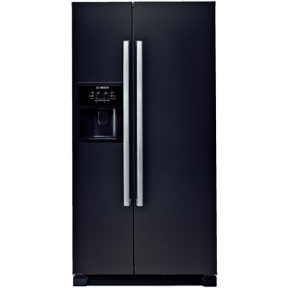 BOSCH koelkast side-by-side zwart KAN58A55
