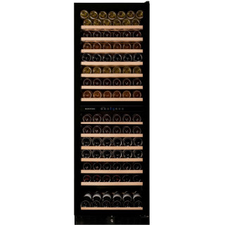 DUNAVOX wijnkoelkast inbouw zwart DX-166.428DBK