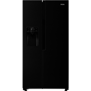 ETNA side-by-side koelkast blacksteel AKV378IZWA