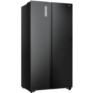 ETNA side-by-side koelkast blacksteel AKV678ZWA