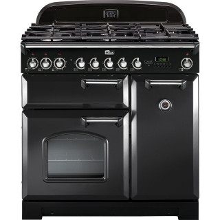 FALCON fornuis gas Classic Deluxe 90 gas charcoal black