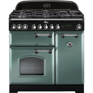 FALCON fornuis gas Classic Deluxe 90 gas mineral green