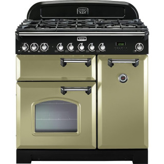 FALCON fornuis gas Classic Deluxe 90 gas olive green
