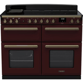 FALCON fornuis Estel Deluxe 110 inductie rijslade bordeaux