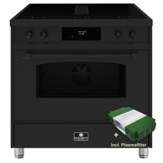 ELEMENTI DI CUCINA fornuis met afzuiging IC9034-MZ-B