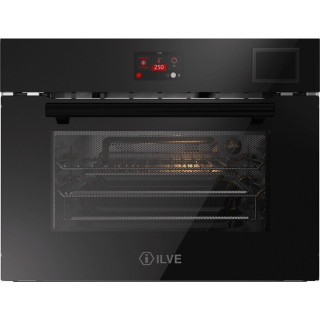 ILVE combi-stoomoven met magnetron inbouw 645STCHSW/BK