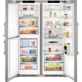 LIEBHERR side-by-side koelkast rvs SBSes8473-20