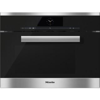 MIELE stoomoven met magnetron inbouw rvs DGM 6805 RVS