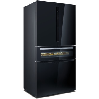 SIEMENS koelkast French door zwart KF96RSBEA