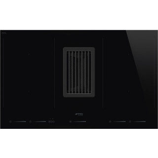 SMEG inductie kookplaat met afzuiging inbouw HOBD682D