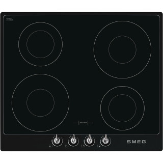 SMEG kookplaat inductie zwart SI964NM