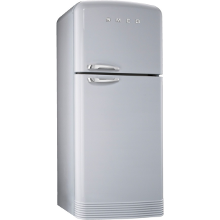 SMEG koelkast zilvermetallic FAB50X