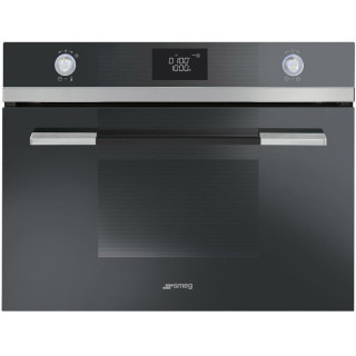 SMEG oven met magnetron zwart SF4120MCN