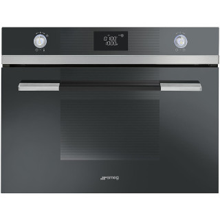 SMEG magnetron met grill zwart SF4120MN