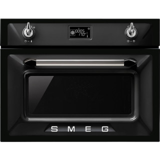 SMEG oven met magnetron zwart SF4920MCN1