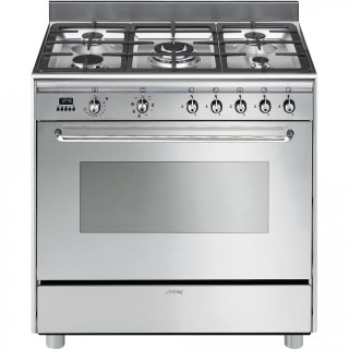 SMEG fornuis rvs SNLK90D9