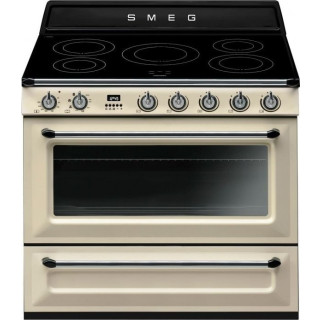 SMEG fornuis inductie crème TR90IP9