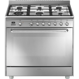 SMEG fornuis rvs SNLK906MFX9