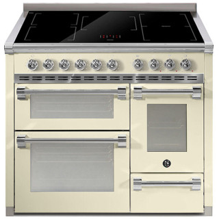 STEEL fornuis inductie Ascot AQ10SFF-5FI crema