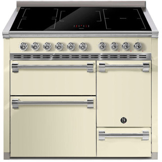 STEEL fornuis inductie Ascot AQ10SFF-D-5FI crema