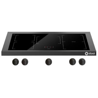 STEEL kookplaat inbouw E9P-5FIW NF