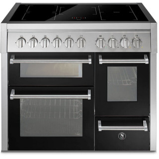 STEEL fornuis inductie Genesi GQ10SFF-5FI nero