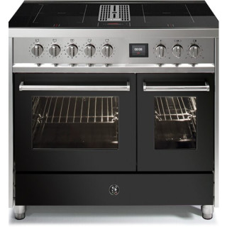 STEEL fornuis inductie Mistral EQ10FF-4FIKW antraciet