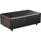 CASO koelkast SOUND & COOL HOUT-LOOK