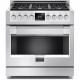 FULGOR MILANO fornuis gas rvs FSRC 3606 P MG ED 2F X