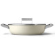 SMEG smoorpan creme DPF2812CRM