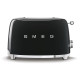 SMEG broodrooster zwart TSF01BLEU