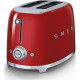 SMEG broodrooster rood TSF01RDEU